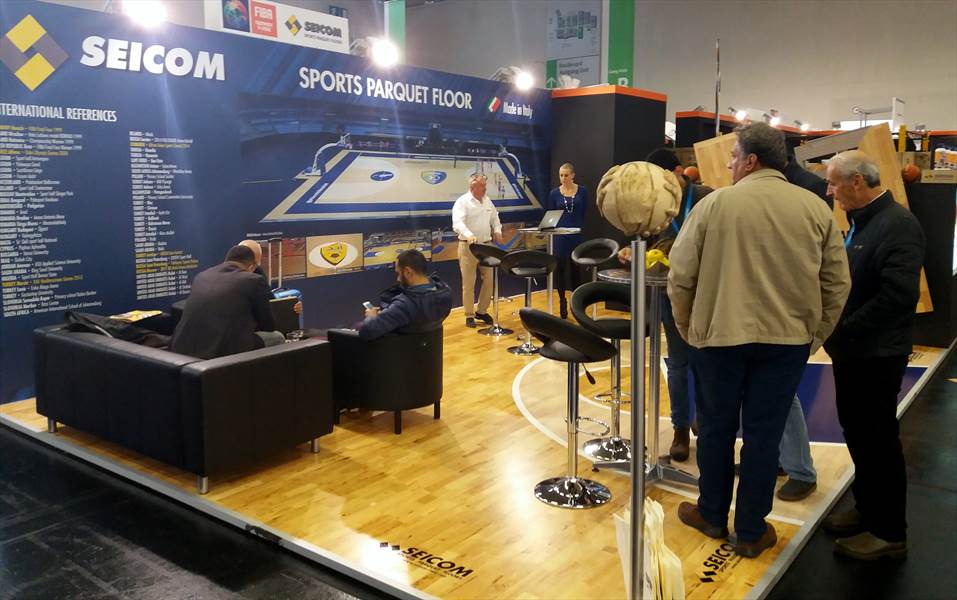 FSB 7−10 November 2017 Koln - Germany Seicom inside FIBA VILLAGE Hall 9 Stand C 019