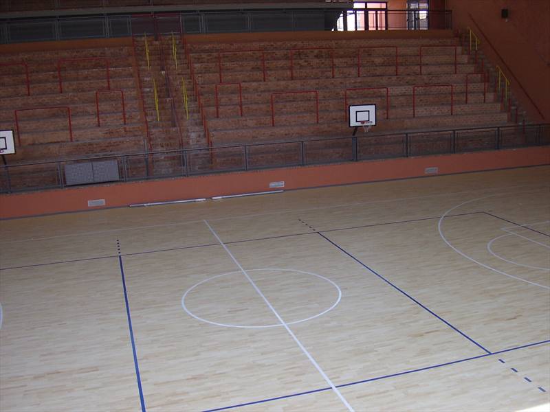 San Giorgio a Cremano (Napoli) il PalaVeliero new sport parquet floor